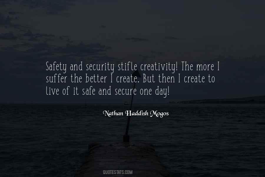 Safe And Secure Quotes #629670