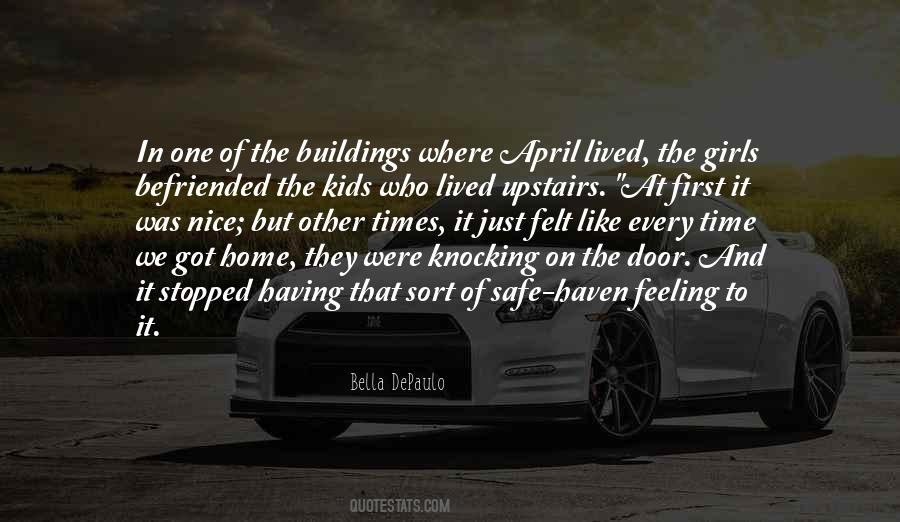 Safe At Home Quotes #1002034