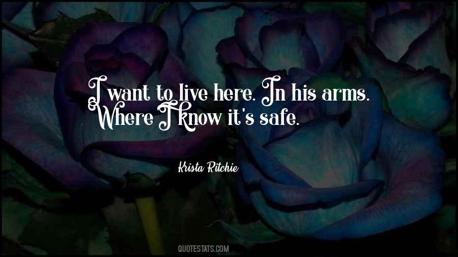 Safe In His Arms Quotes #1590407