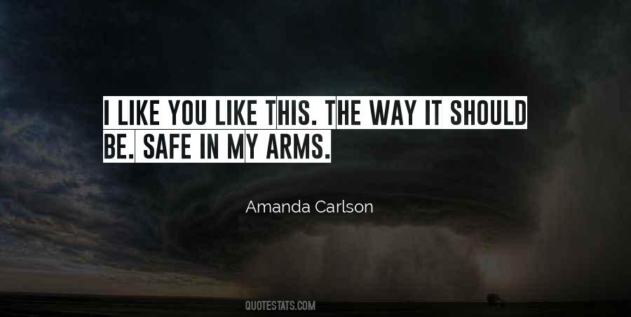 Safe In His Arms Quotes #178075