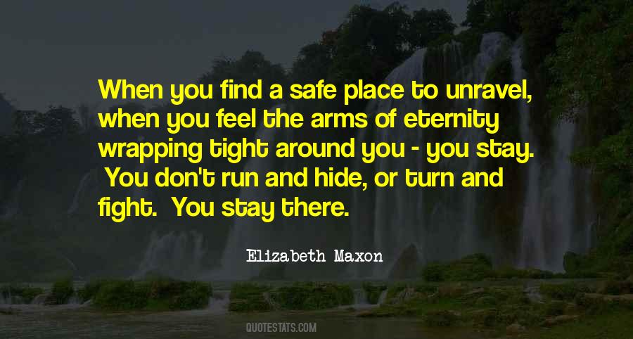 Safe In His Arms Quotes #82076