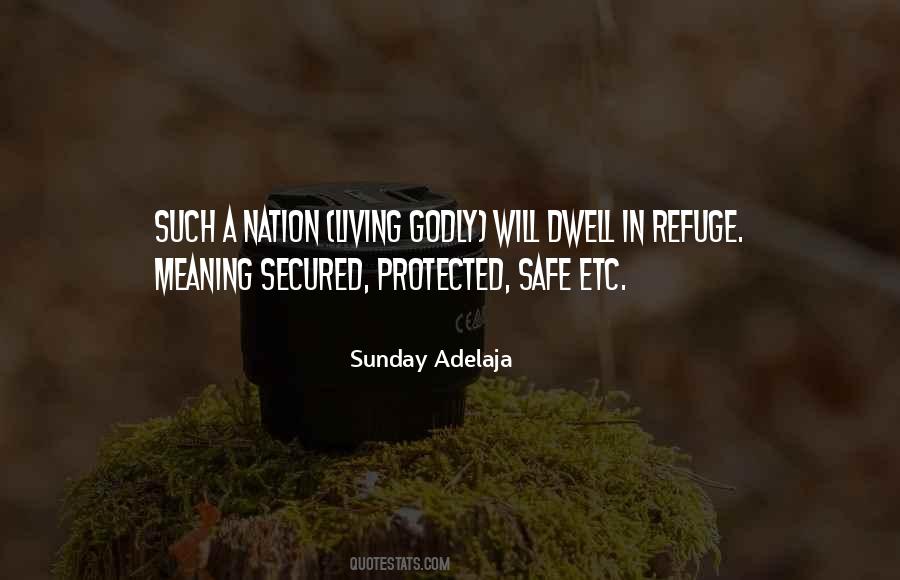 Safe Refuge Quotes #451028