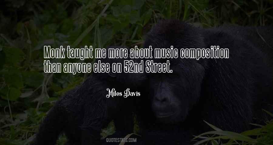 Quotes About Miles Davis #486264 Quotes About Miles Davis #486264