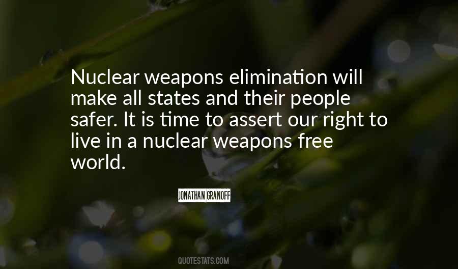 Safer World Quotes #1089671