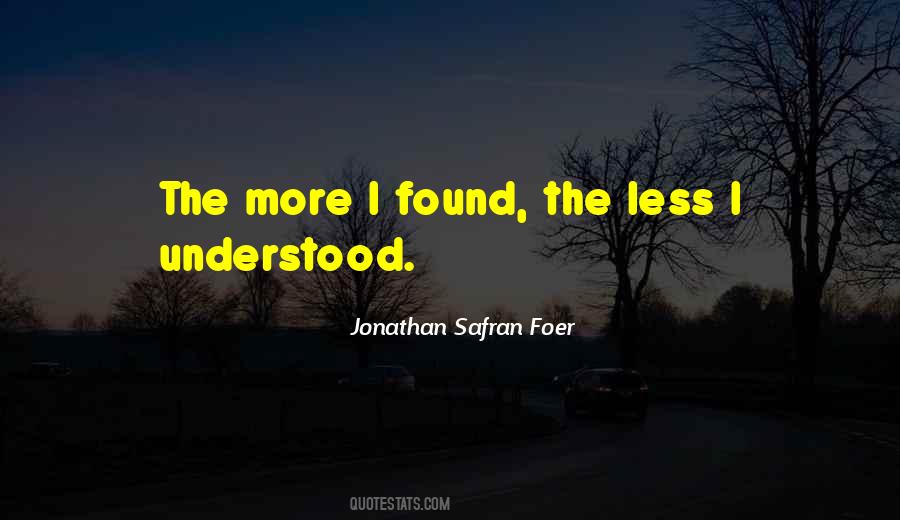 Safran Foer Quotes #113345