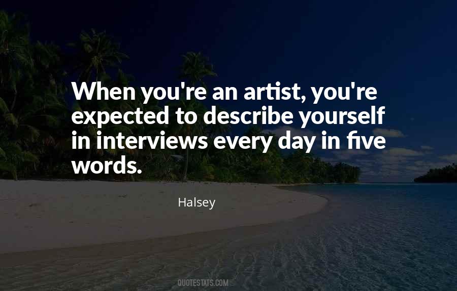 Quotes About Halsey #3991