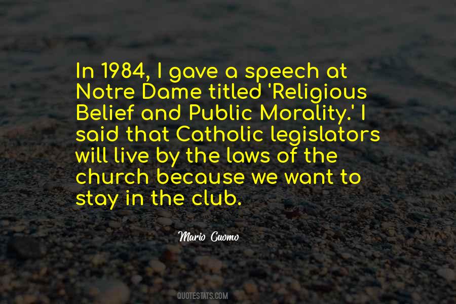 Quotes About Mario Cuomo #106475