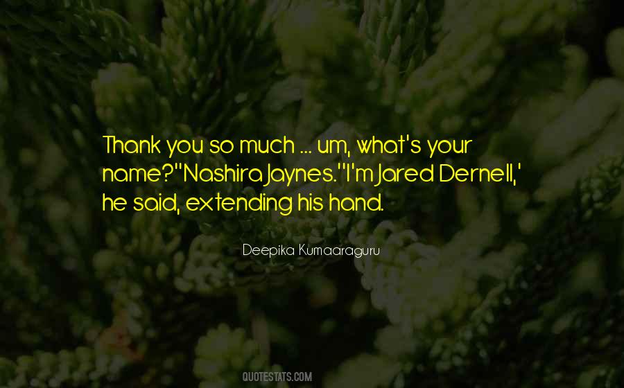 Said Thank You Quotes #266743