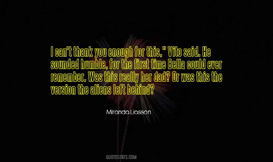 Said Thank You Quotes #345909