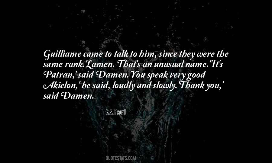 Said Thank You Quotes #494890