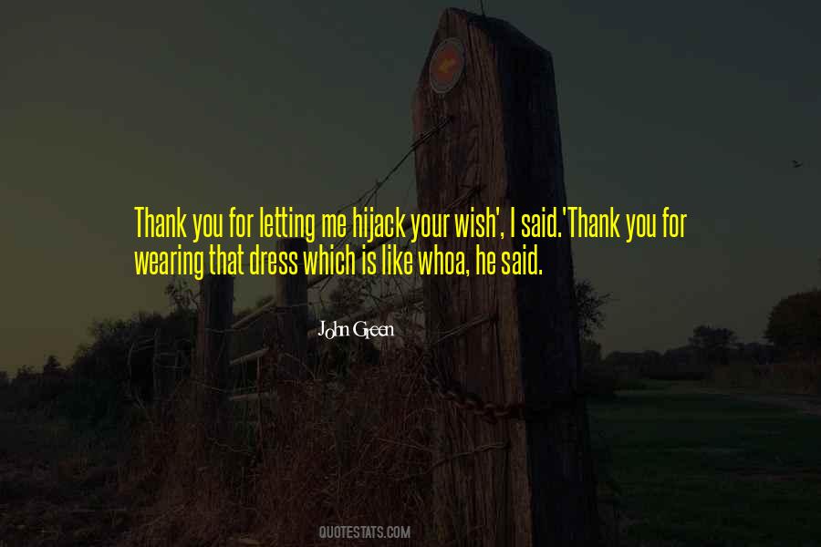 Said Thank You Quotes #6719