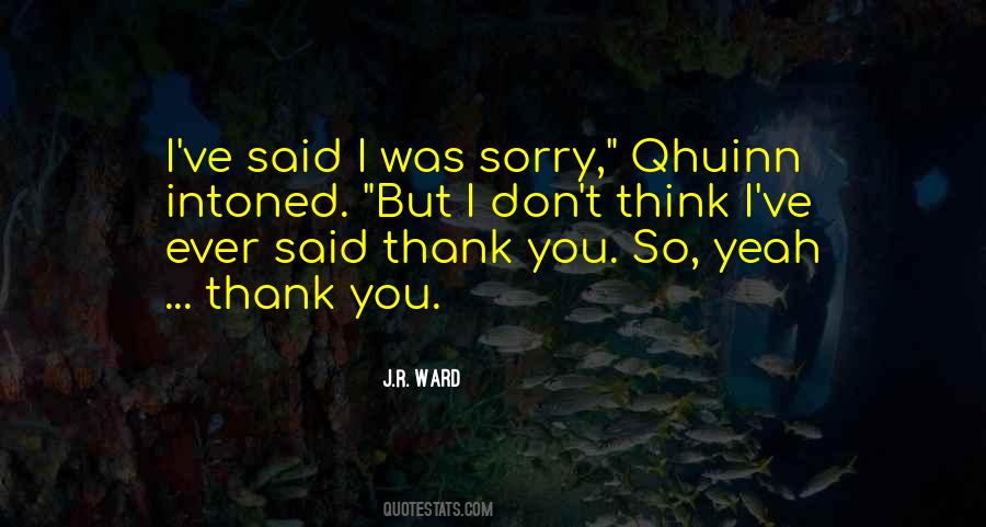 Said Thank You Quotes #994159