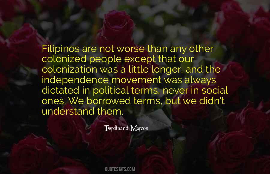 Quotes About Ferdinand Marcos #1006033