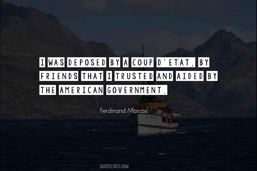 Quotes About Ferdinand Marcos #1530110