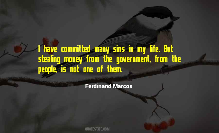 Quotes About Ferdinand Marcos #780989