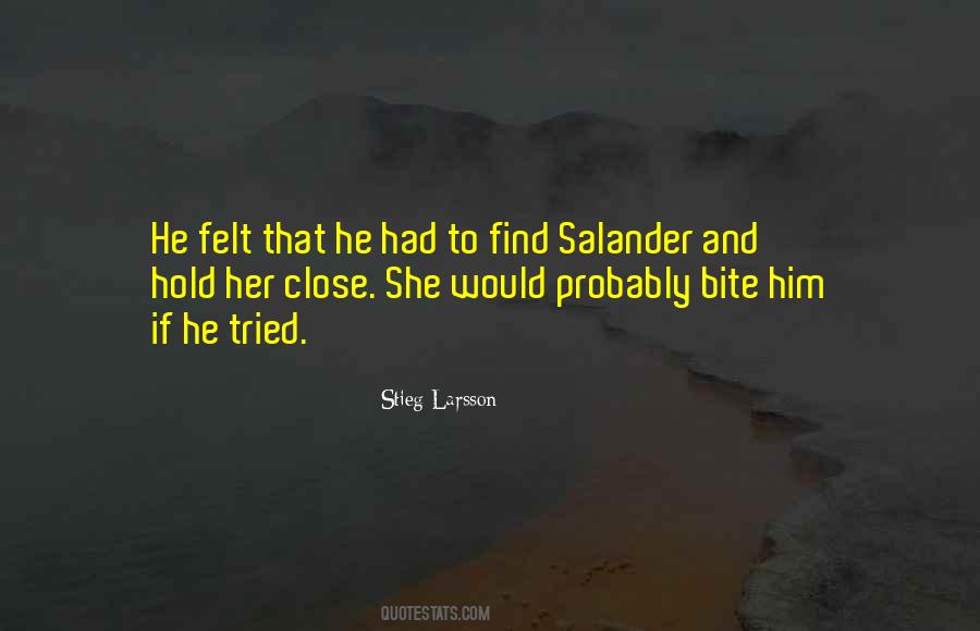 Salander Quotes #982409