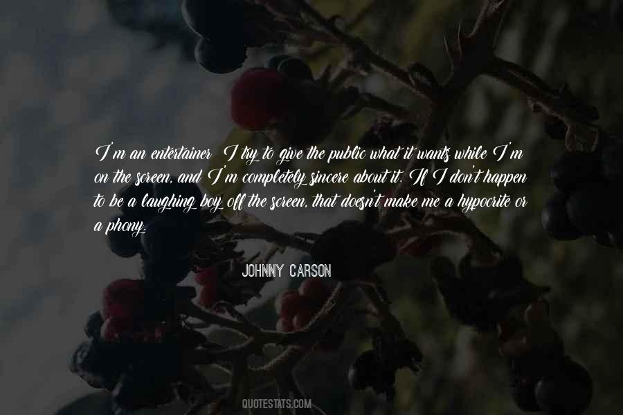 Quotes About Johnny Carson #480283