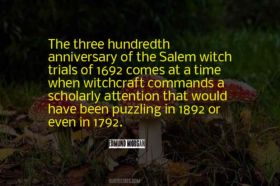 Salem Witch Trials 1692 Quotes #98218