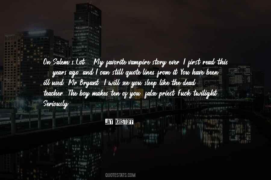 Salem's Lot Quotes #401624