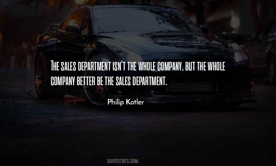 Sales Department Quotes #868069