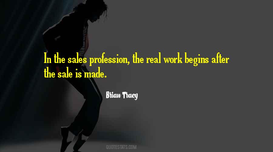 Sales Profession Quotes #1328584