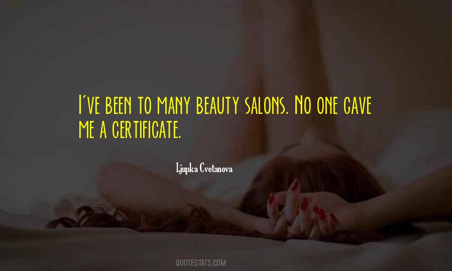 Salon Quotes #517549