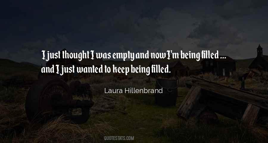 Quotes About Being Empty #272794