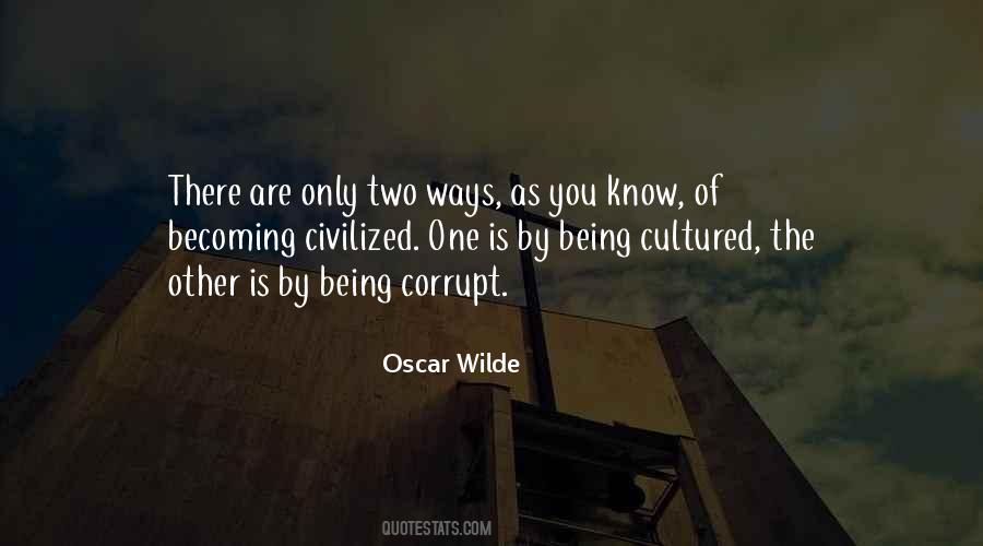Quotes About Being Civilized #1211186