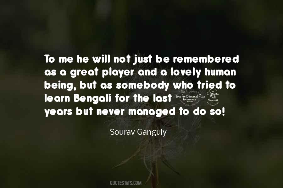 Quotes About Sourav Ganguly #1657303