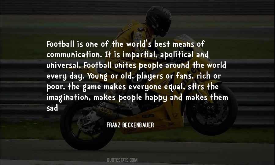 Quotes About Franz Beckenbauer #943348