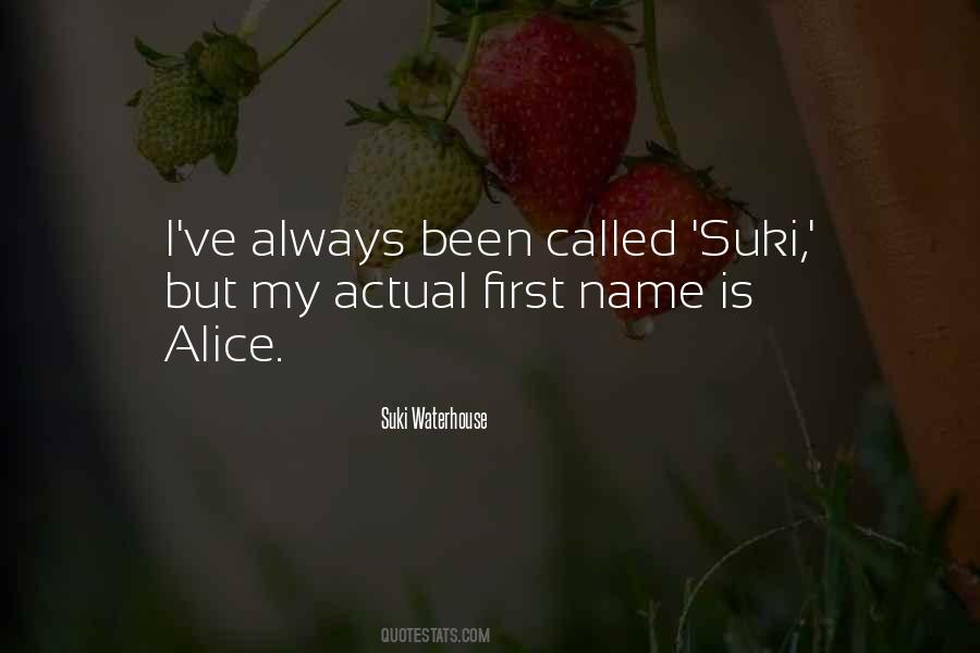 Quotes About Suki #435425