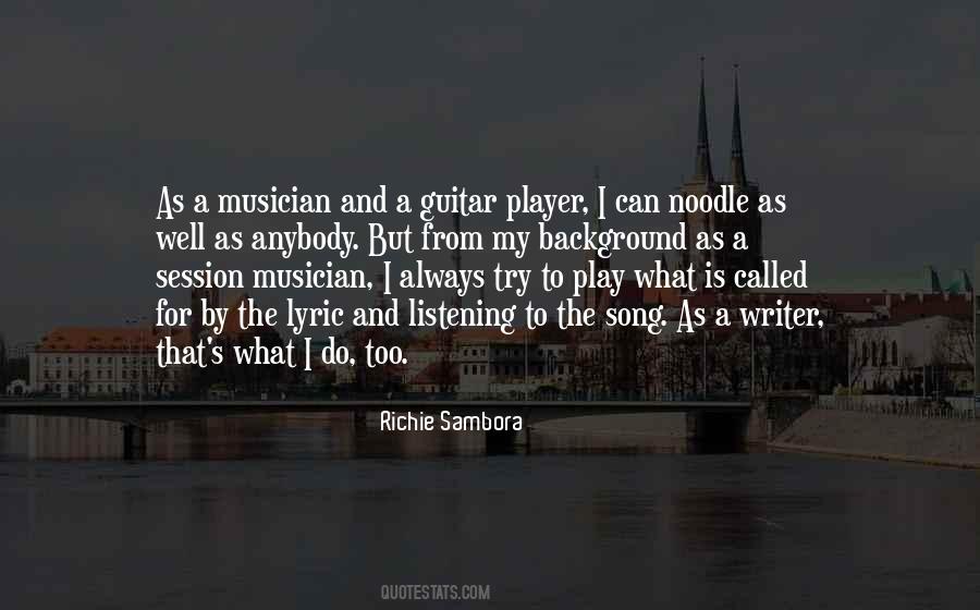 Sambora Quotes #1319770