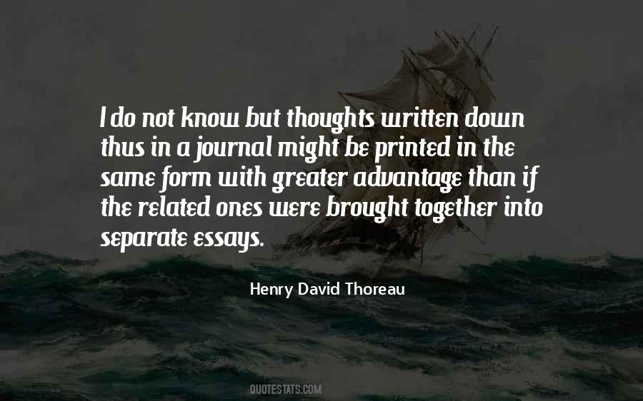 Quotes About Henry David Thoreau #15942