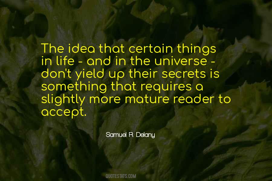 Samuel Delany Quotes #19259