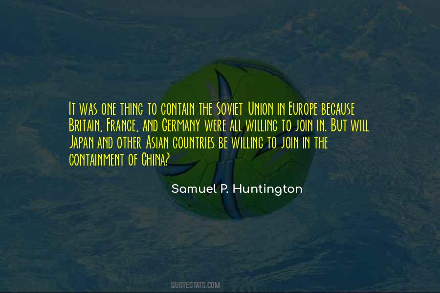 Samuel Huntington Quotes #1038503