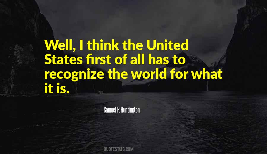 Samuel Huntington Quotes #1041571