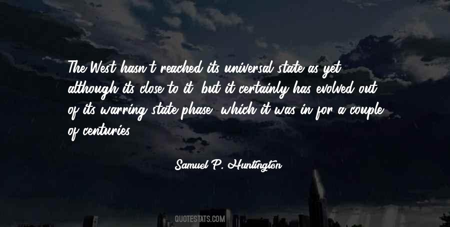 Samuel Huntington Quotes #694892