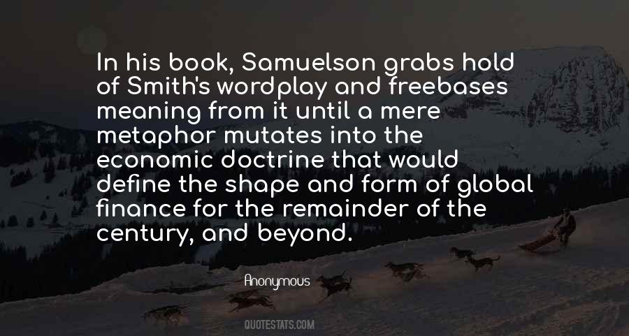 Samuelson Quotes #651764