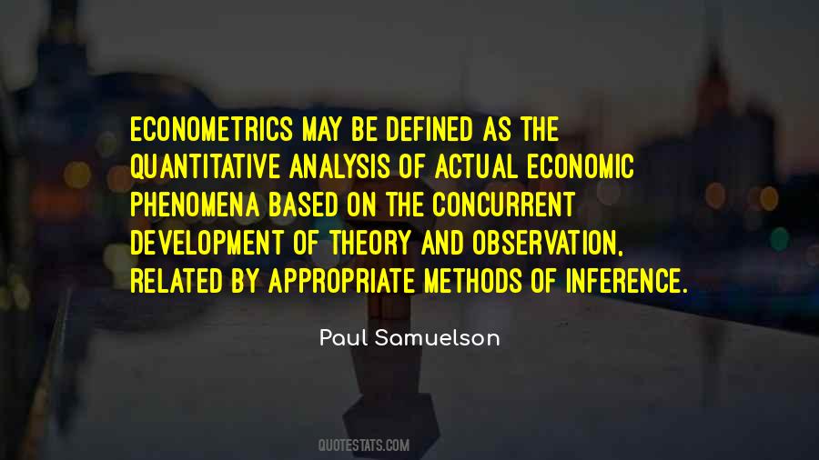 Samuelson Quotes #6891