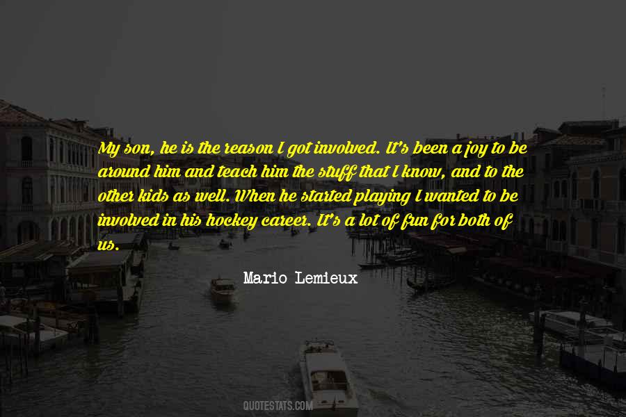 Quotes About Mario Lemieux #1300757