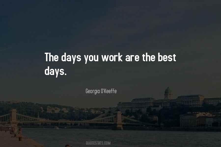 Quotes About Best Days #1604582