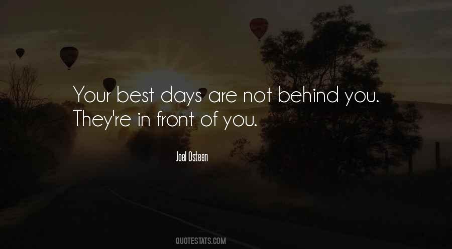 Quotes About Best Days #411374