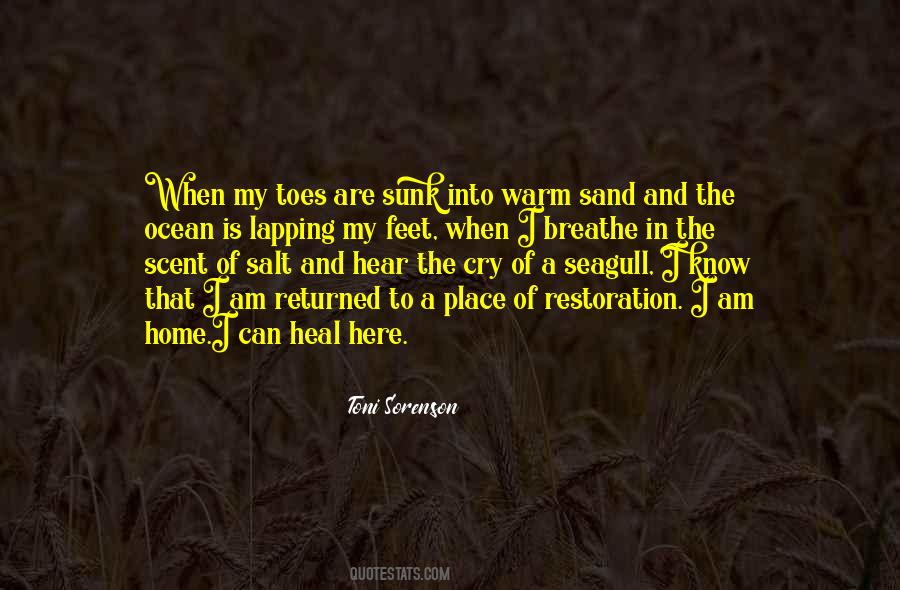 Sand Feet Quotes #975969