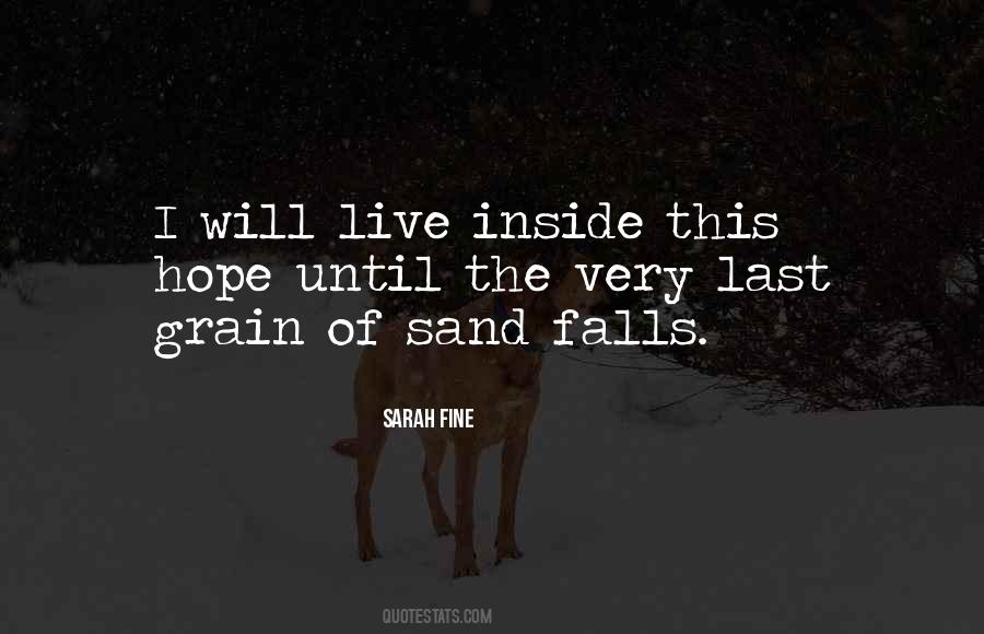 Sand Grain Quotes #1448282