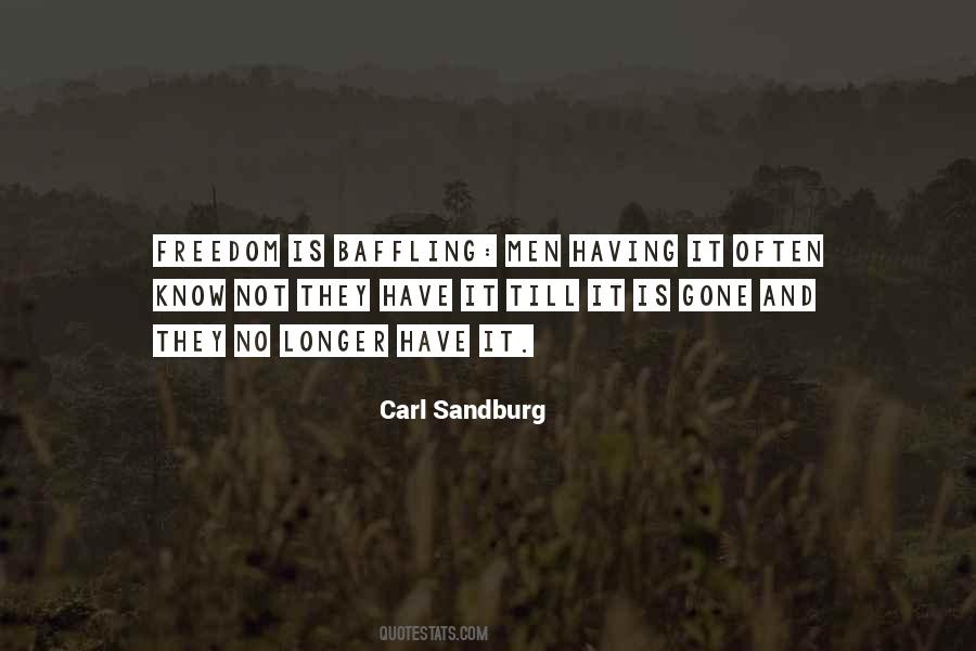 Sandburg Quotes #276596