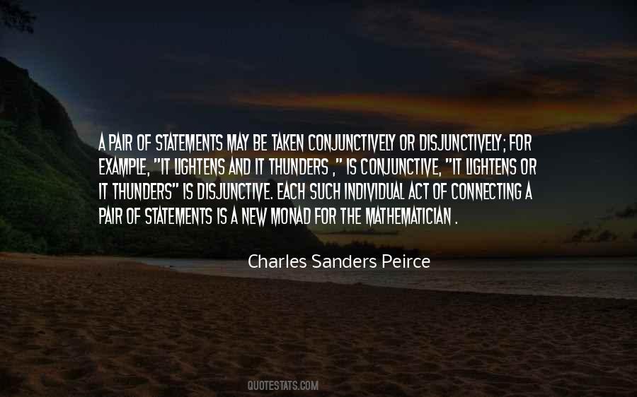 Sanders Peirce Quotes #1083763