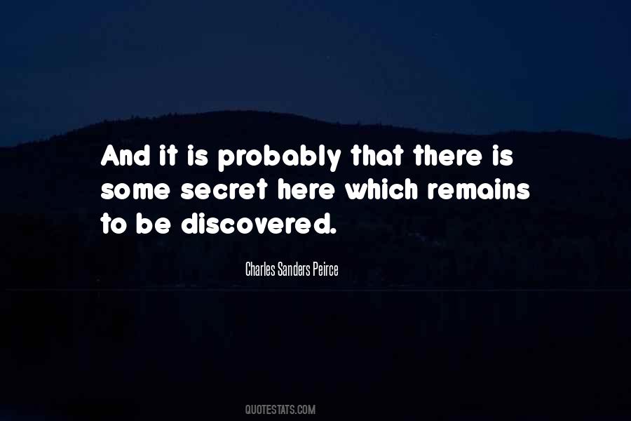 Sanders Peirce Quotes #1143677 Sanders Peirce Quotes #1143677