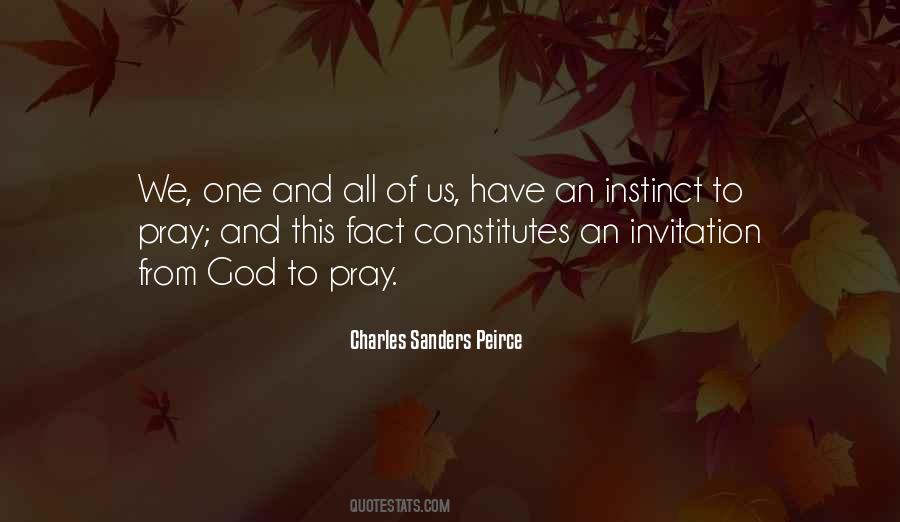Sanders Peirce Quotes #175225