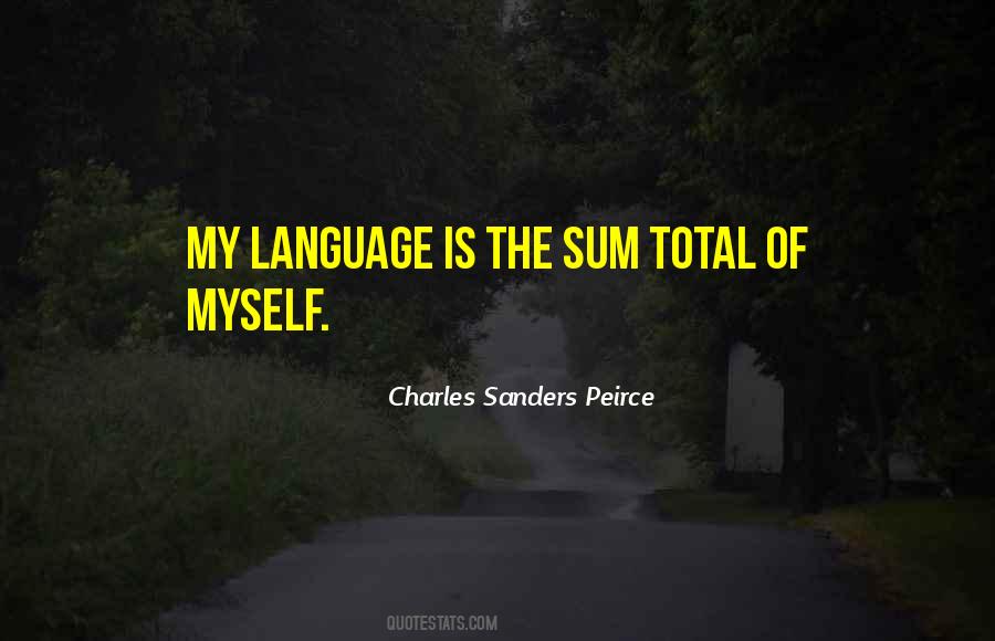 Sanders Peirce Quotes #1874582