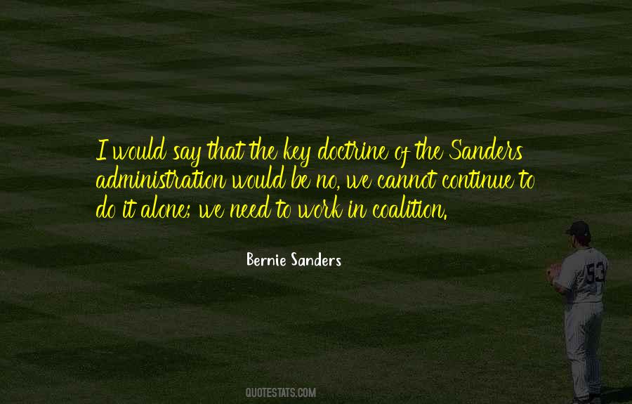 Sanders Quotes #1057523